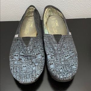 Men TOMS Carpe Diem shoes/ Size:9.5